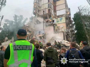Масована атака рф на Київ: серед постраждалих троє поліцейських