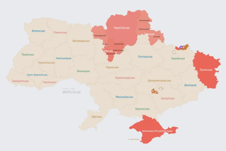 На Київщині працює ППО на тлі загрози ворожих дронів - ОВА